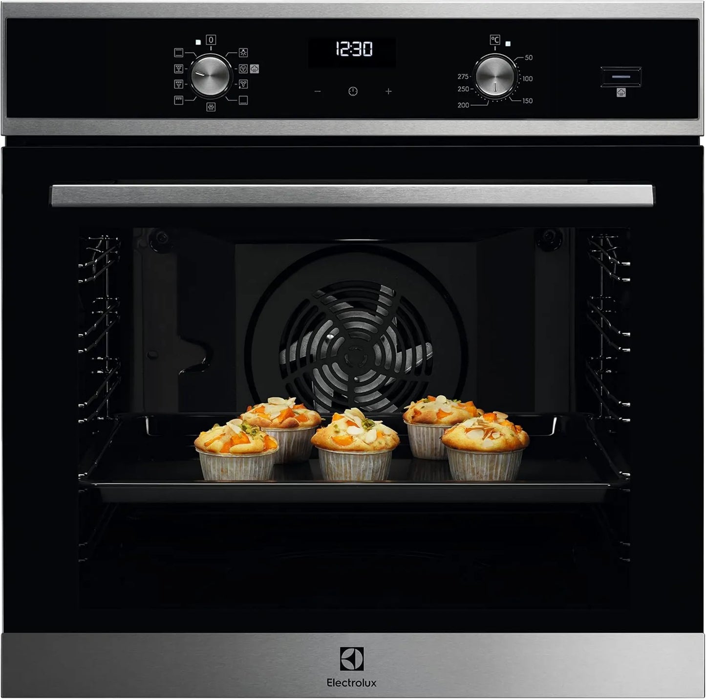 Electrolux EOD5H40X horno eléctrico, 72 L, 589 x 596 x 569 mm, instalación empotrada, Acero Inoxidable, función de vapor, Series 600