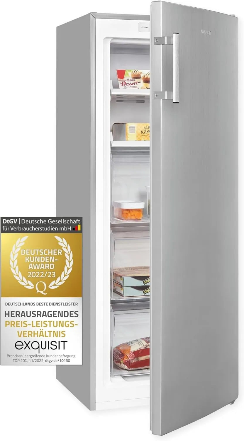 Congelador, 161L, 143 x 54 x 60 cm, Vertical, Control Electrónico, Congelación Rápida, puerta reversible