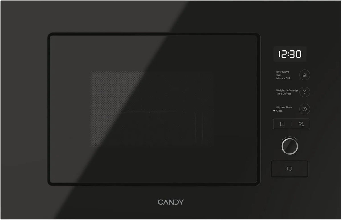 Candy MICG20GDFB horno microondas, 800 W, 1200 W, Microondas Negro