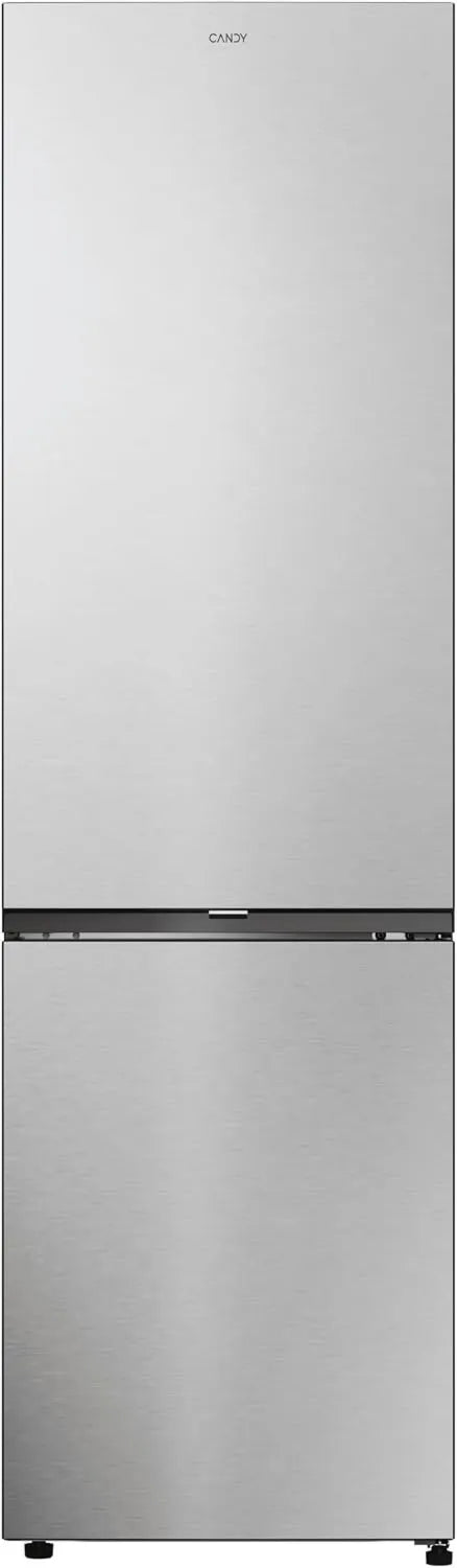 Candy CNCQ2T620CX frigorífico combi, 409L, 38DB, 60x205 cm, No Frost, Acero Inoxidable, Total Circle, 2 Cajones para Verduras, Ancho