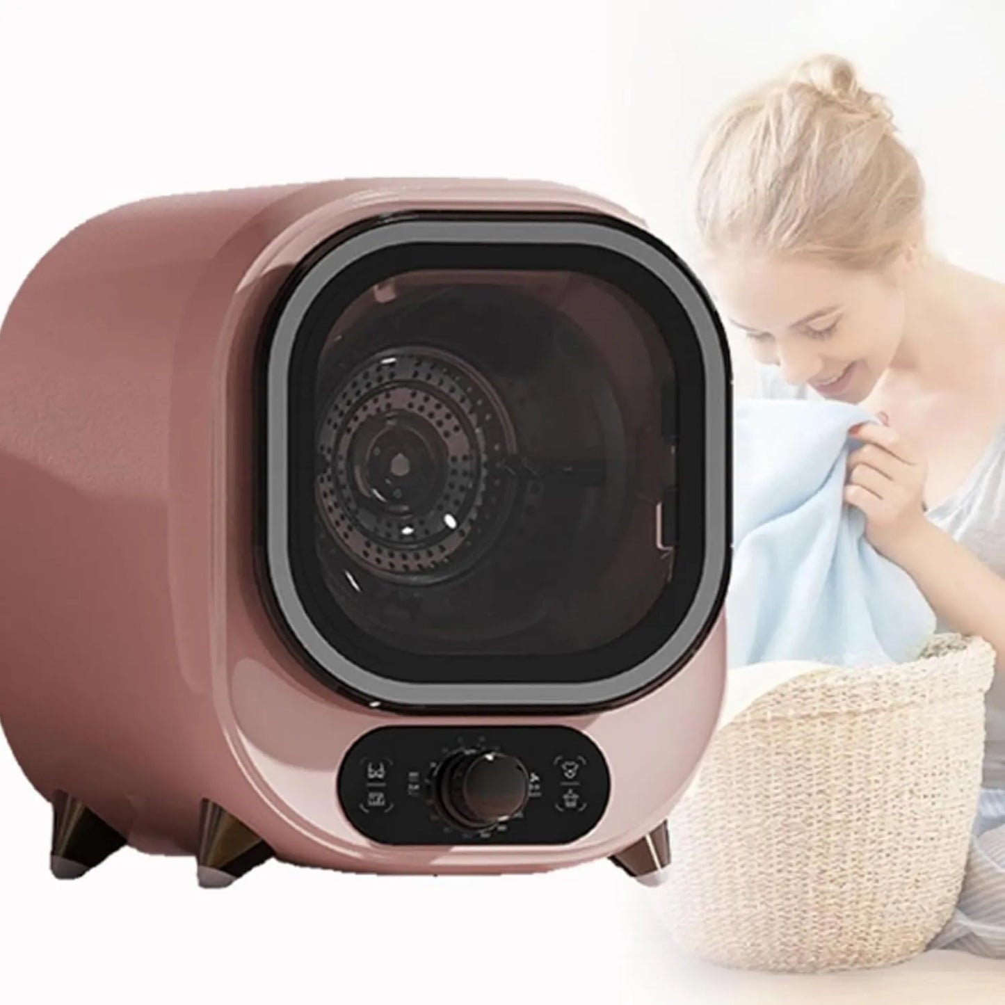 Secadora, acero inoxidable, Ropa, Centrifugada Portátil, Tambor, Ropa Ventilada, para Ropa Pequeña