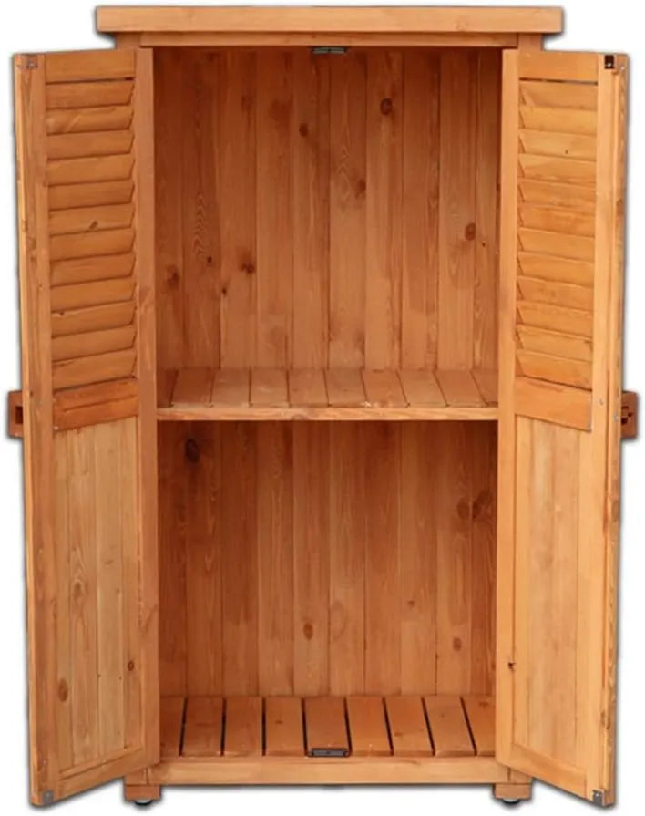 Armario de almacenamiento, estructura impermeable, 7546,5135 cm, color: marrón