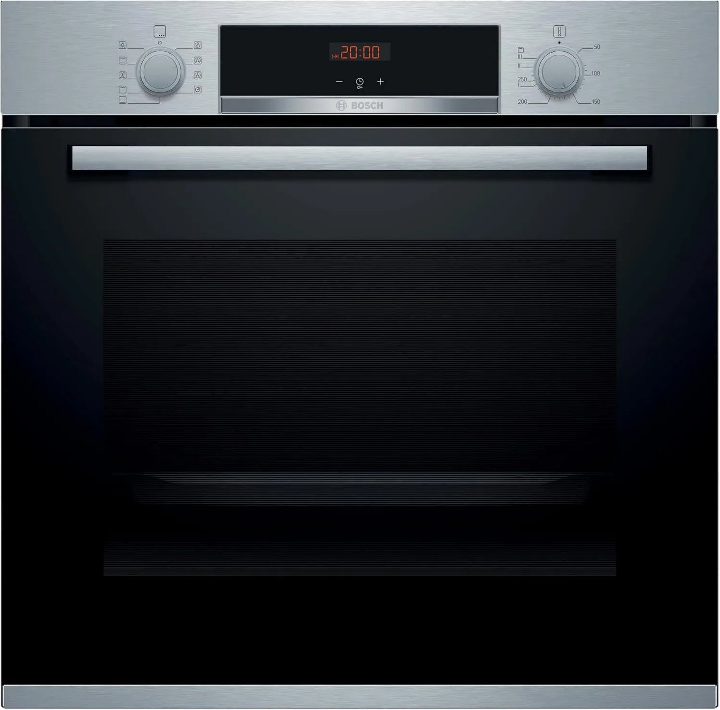 Bosch HBA512ES0 horno eléctrico, 60 x 60 cm, Series, Limpieza con Aqualisis, Controles Ocultos