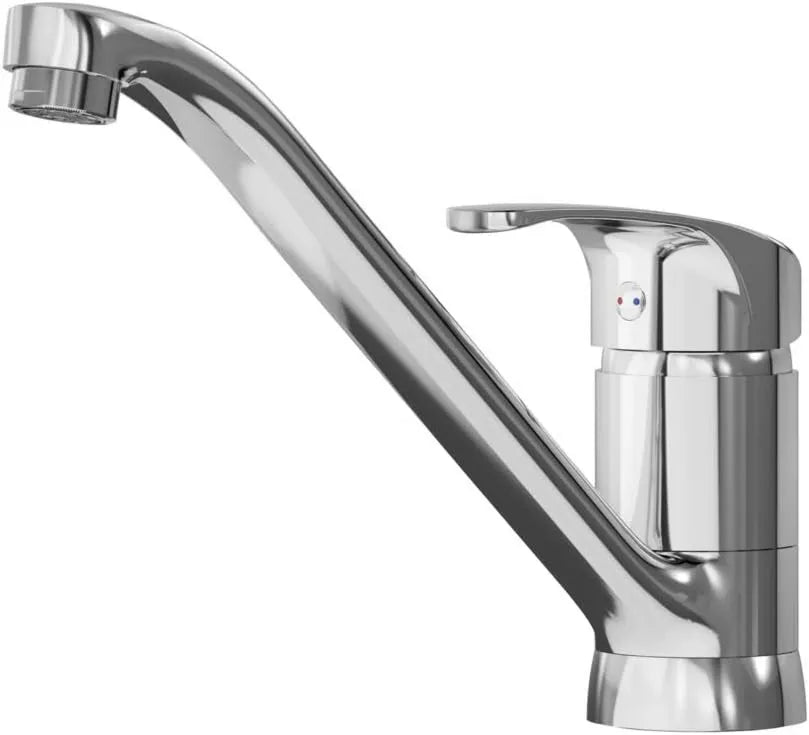 Stiebel Eltron 205616, 5 litros, Grifo de cocina sin presión, para depósito de agua caliente abierto, baja presión, color plateado