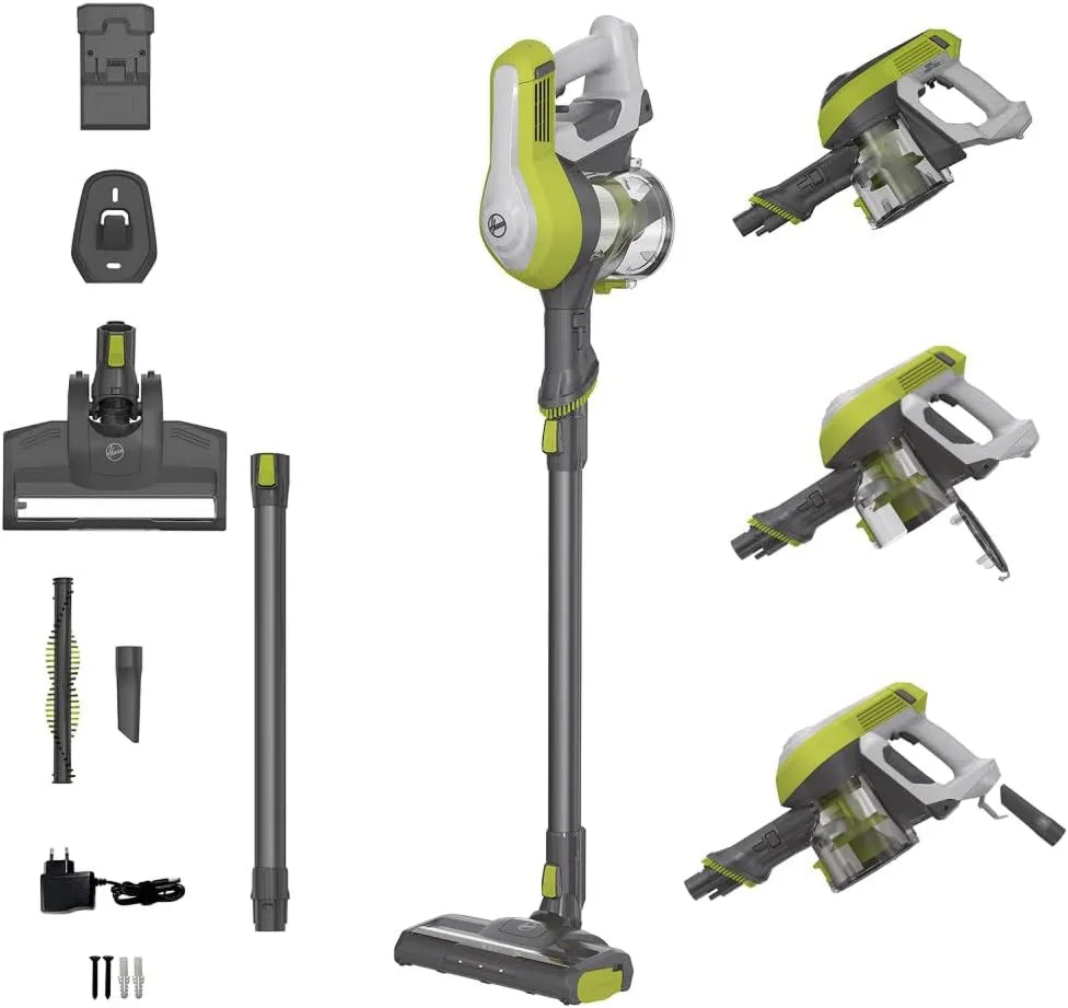 Hoover HF1 aspiradora escoba, 0.9L, 30 min, Inalámbrica, Depósito, Posición de Parking, iluminación LED