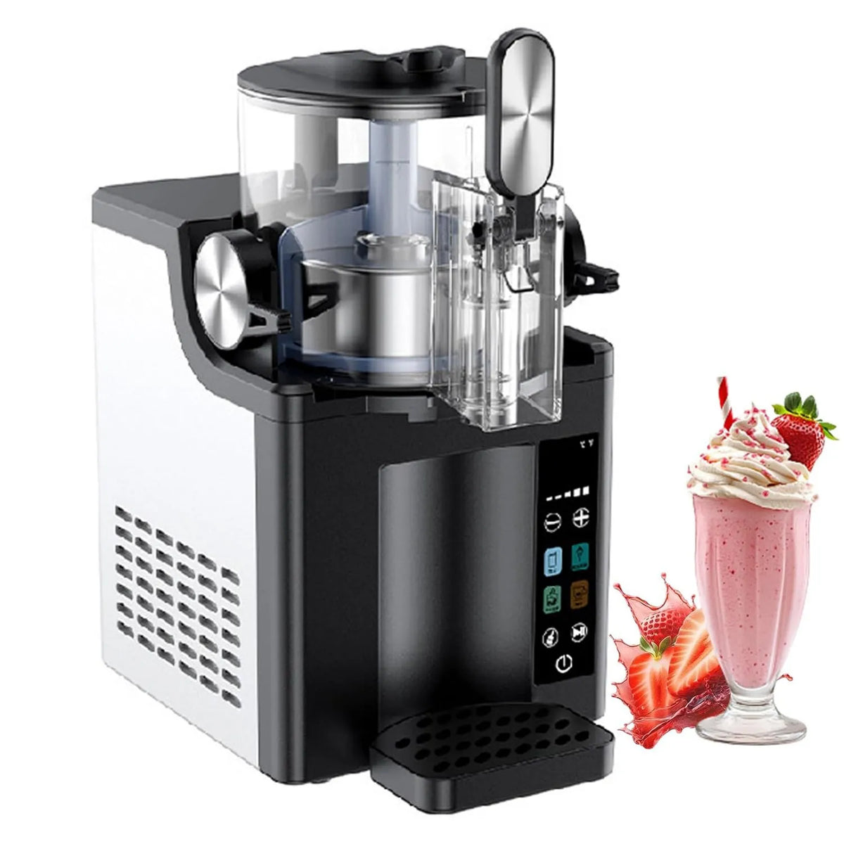 Máquina de granizados, 2 Litros, 4 Programas, No Necesita Hielo, Máquina Para Bebidas Congeladas Con Preestablecidos, Para Batidos