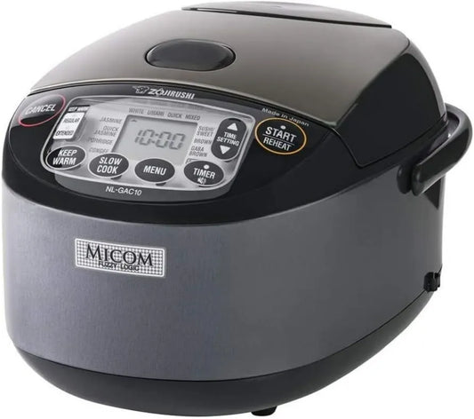 Arrocera eléctrica NL-GAC10, BM Umami Micom Olla arrocera y calentador, negro metálico, fabricado en Japón
