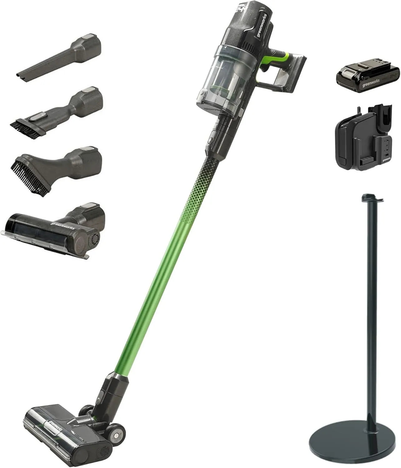Aspiradora GD24SVK4S, 45min, 24V, 3 Niveles, Sin Cable, Alta Potencia de Succión, Operación, para Pelo de Mascotas, diseño inalámbrico, filtro HEPA