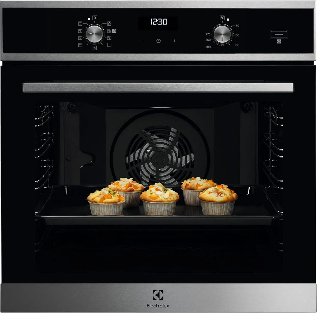 Electrolux EOD5H40X horno eléctrico, 72 L, 589 x 596 x 569 mm, instalación empotrada, Acero Inoxidable, función de vapor, Series 600