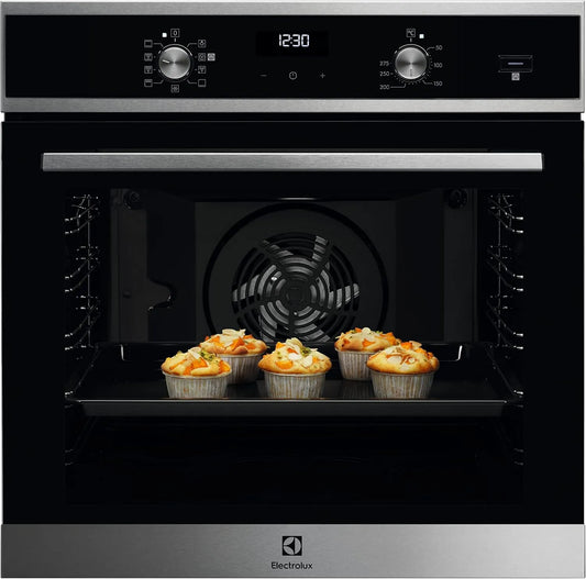Electrolux EOD5H40X horno eléctrico, 72 L, 589 x 596 x 569 mm, instalación empotrada, Acero Inoxidable, función de vapor, Series 600