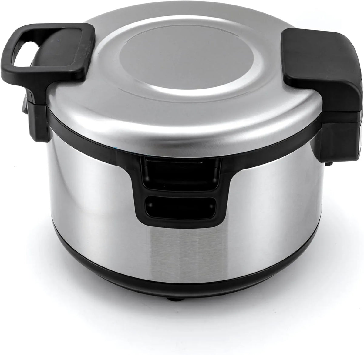 Calentador de arroz de 19 L con olla interior antiadherente, revestimiento antiadherente, 100 W, mantenimiento del calor
