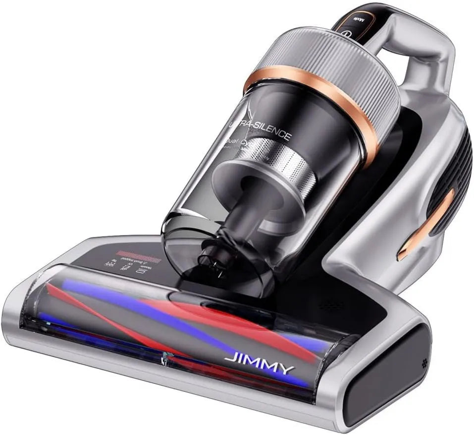 Aspiradora BX7, 700W, Pro Anti-ácaros, Mano con Lámpara UV de Esterilización y Ultrasonido, Sensor Inteligente, para Colchones, Camas y Sofás