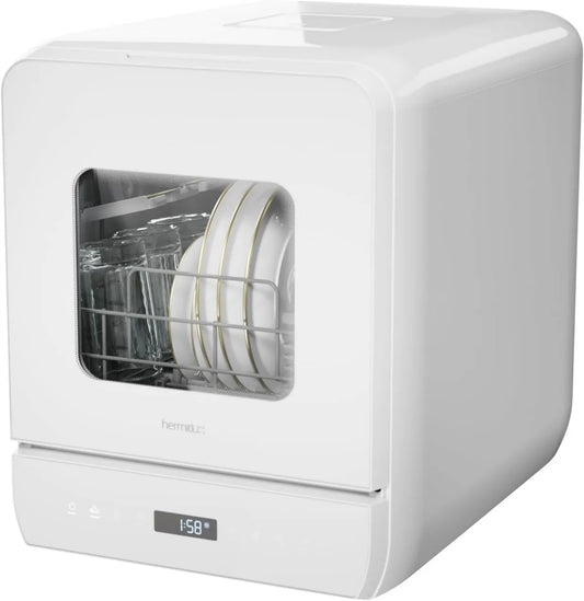 Lavavajillas, 5L, 1 Programas, Compacto 6+ de Lavado, 5 Cubiertos y DepóSito de Agua
