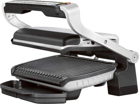 Tefal GC705D lavavajillas, 30 cm, 20 cm, 6 Programas, Optigrill, Parrilla de Contacto Inteligente, Automáticos, Placas Antiadherentes