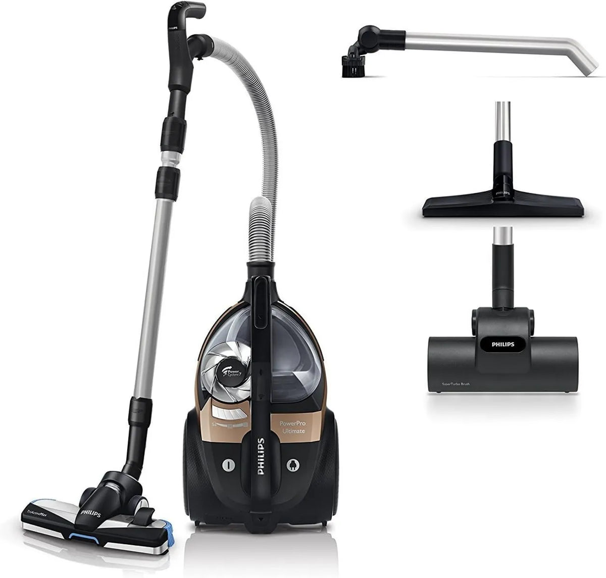 Philips FC9922/09 HEPA 13 aspiradora, filtro HEPA, Mando a Distancia, 650 W, 73 dB, PowerPro Ultimate Aspirador sin Bolsa