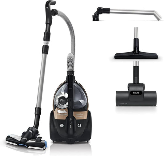 Philips FC9922/09 HEPA 13 aspiradora, filtro HEPA, Mando a Distancia, 650 W, 73 dB, PowerPro Ultimate Aspirador sin Bolsa