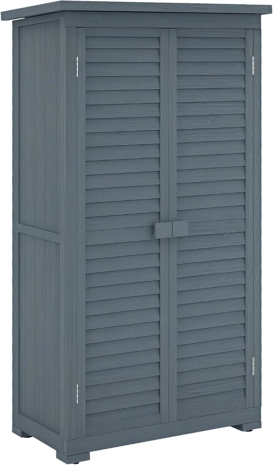 Outsunny armario de almacenamiento, 0.3 m², 87 x 46.5 x 160 cm