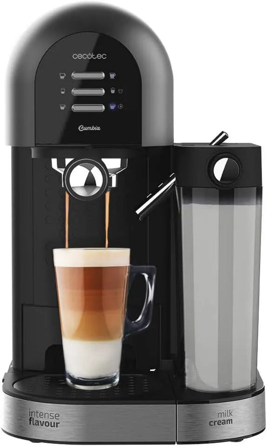 Cecotec cafetera, 0.7ml, 1.7L, 1470W, Depósito de Leche, Depósito de Agua