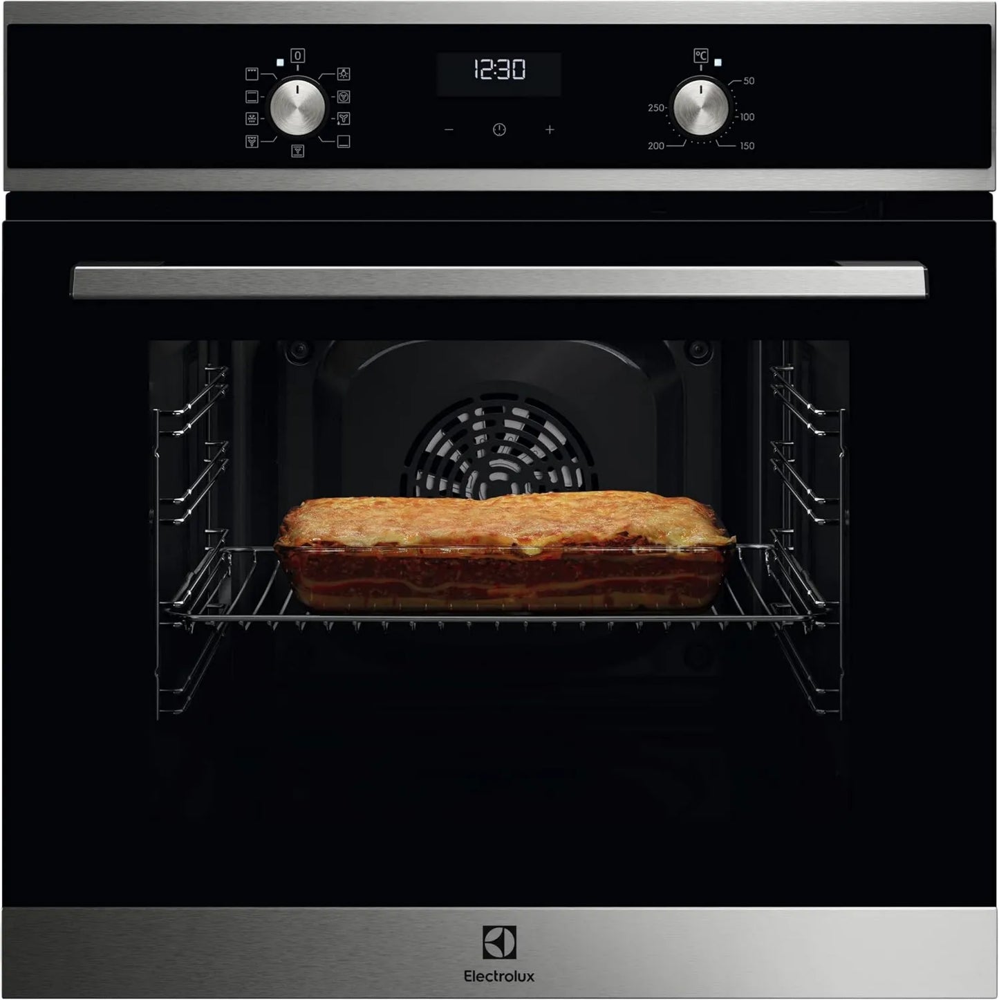 Electrolux EOF5H40BX horno eléctrico, instalación empotrada, acero inoxidable, 70 L, 594 x 595 x 567 mm, Horno Empotrado Multifuncional, Función Pizza