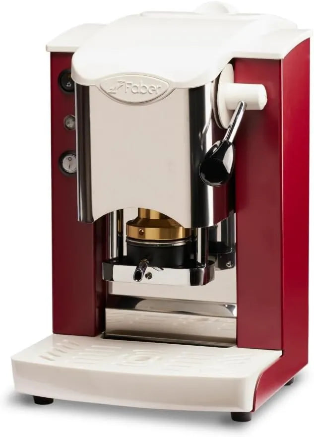 Cafetera, 44 mm, Modelo Slot Inox, Máquina de café con cápsulas ESE, Prensa de cápsulas de latón ajustable, ajuste regulable