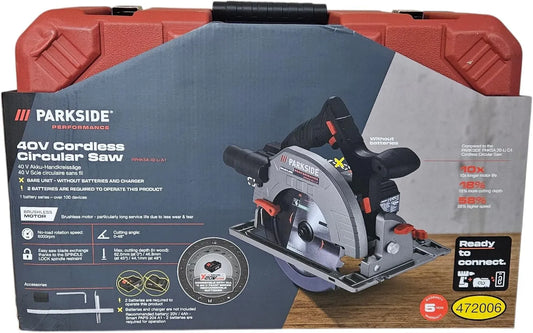 Sierra circular PPHKSA 40, 40 V, Performance portátil »-Li A1«, sin batería ni cargador