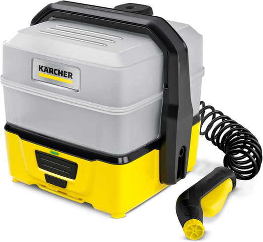 Kärcher OC 3 hidrolimpiadora, 7l, 15 min, móvil Plus, limpiadora portátil para aplicaciones móviles, depósito de agua extraíble, duración batería