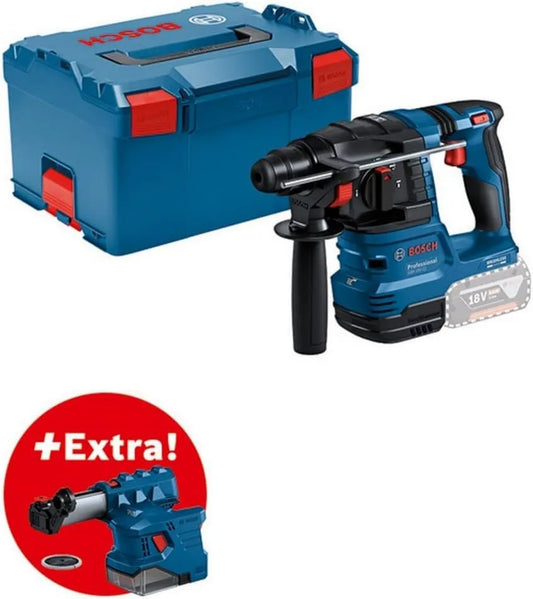 Bosch, 18V, 10 mm, Professional System martillo perforador a batería GBH -22, KickBack Control y Vibration Control, incl. GDE -12