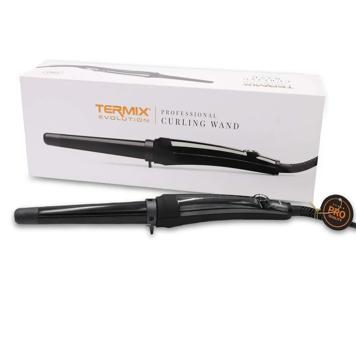 Rizador de pelo, Pelo Profesional Termix Evolution Wand, Sistema de Control por Sensor Táctil, Sistema de Seguridad Pro Tech, Color Negro