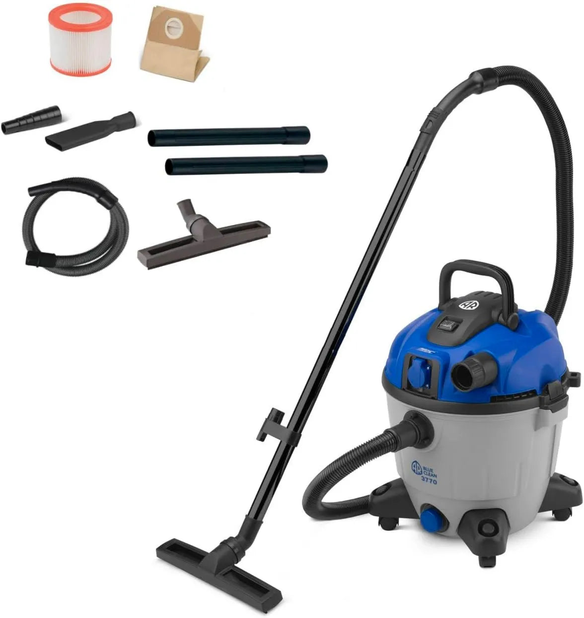 Aspiradora, 1600 W, 35 l, AR Blue Clean Aspirador multiuso 3770 de sólidos y líquidos