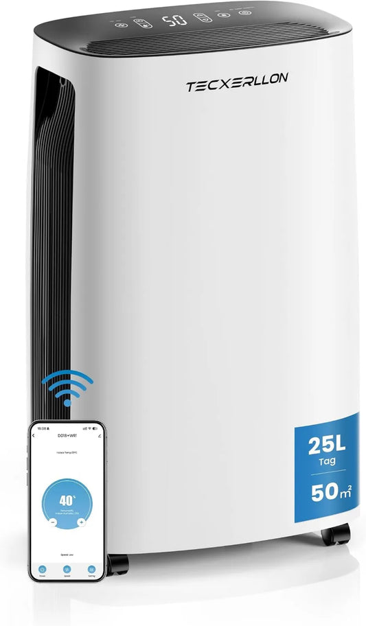 Deshumidificador, 25L, Día con Control por APP, control de humedad para interiores