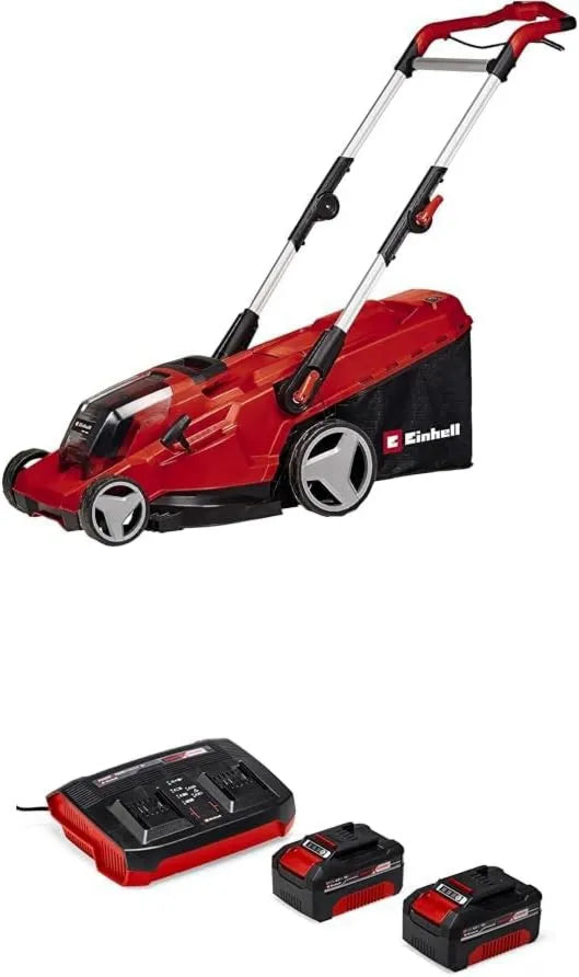 Cortacésped CM 36/41, 36 V, 500 m², 50L, a batería GE- Li-Solo Power X-Change, 41 cm Ancho de Corte, Bolsa recolectora, 25-75 mm Altura de Corte