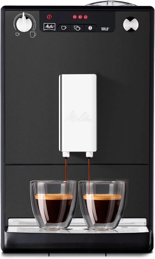Cafetera E950-444, Solo, Superautomática con Molinillo, Café en Grano para Espresso, Limpieza Automática