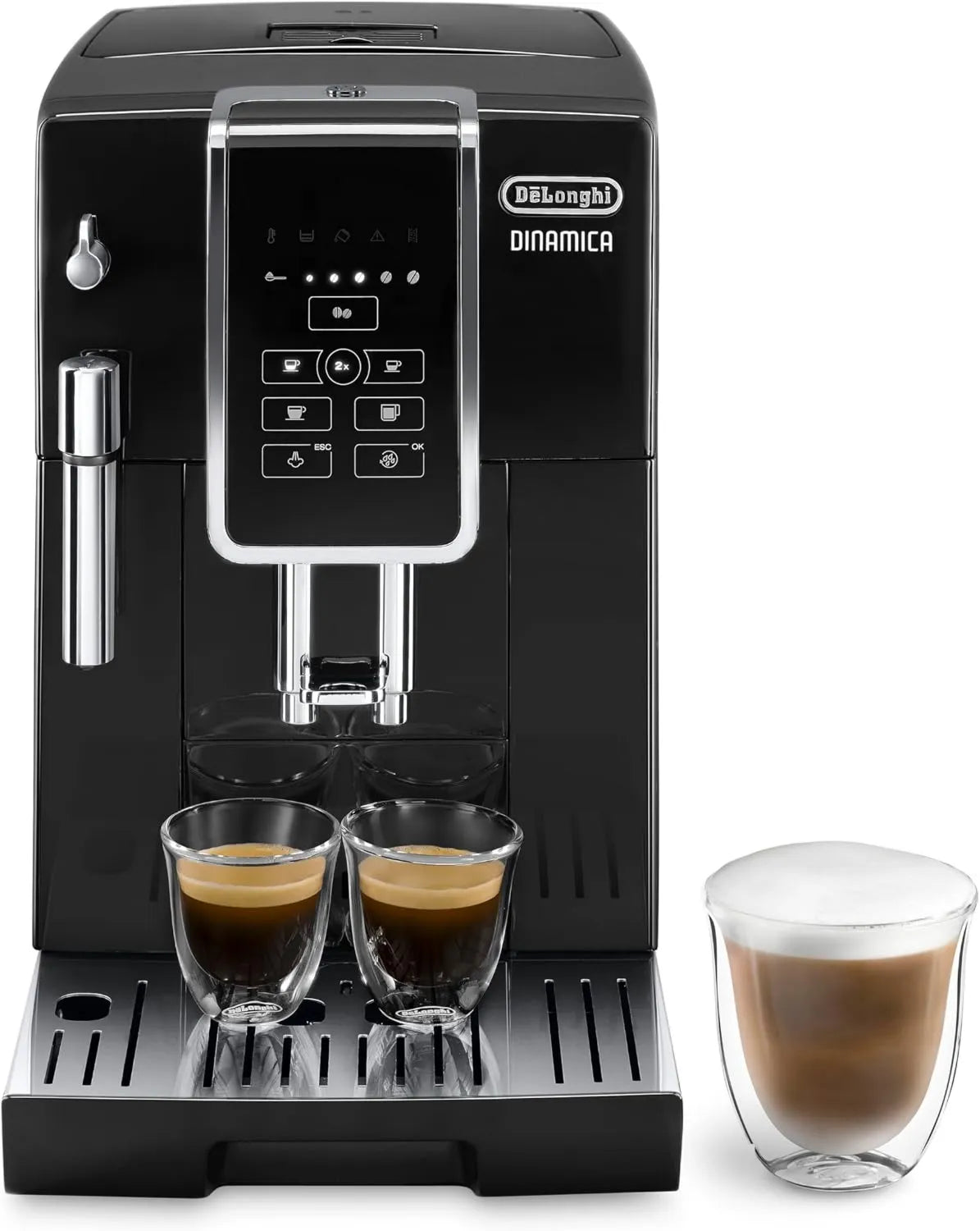 De'Longhi cafetera automática, 2 Tazas, Dinamica ECAM con Vaporizador de Leche, Función, función de vapor