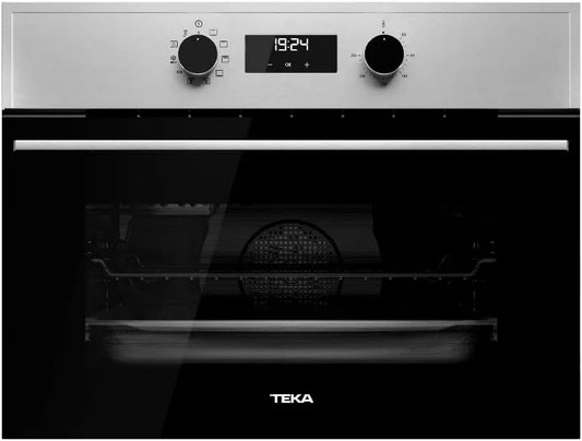 Teka HSC 635 horno eléctrico, 45x60 cm, 1 Bandeja, Horno Multifunción, Limpieza HydroClean PRO, 8 Funciones de Cocción, Función Airfry