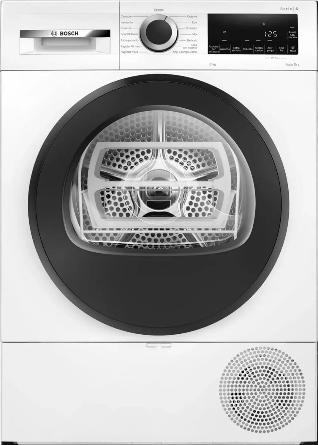 Secadora WQG233D1II SERIE6, 8kg, cuidado automático de la ropa