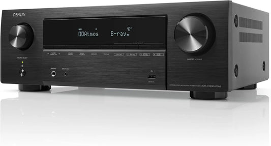 Denon HDR10 receptor audiovisual, 8K, amplificación y conexión para cine en casa