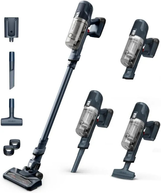 Rowenta RH6831 aspiradora, diseño inalámbrico, 2 Velocidades, XPert 6.60 Aspirador Escoba sin Cable Versátil, 3-en-1 Multi-Espacio, Batería de Litio