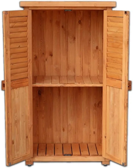 Armario de almacenamiento, estructura impermeable, 7546,5135 cm, color: marrón