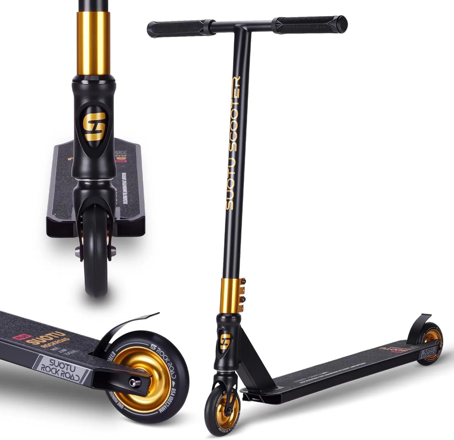 Patinete 85A, 100 kg, 100 mm, Freestyle, Scooter Freestyle para Niños Adolescente y Adultos, Capacidad Máxima de Carga