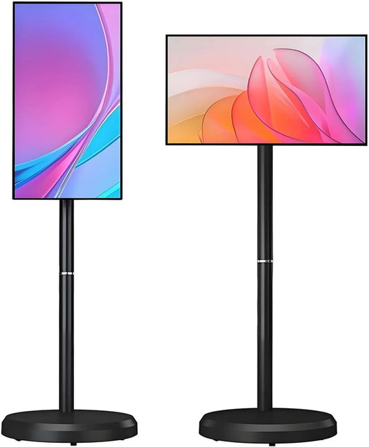 Smart TV, con ruedas, 6000 mAh, 128G, 21,5 Pulgadas, portátil con Pantalla táctil, Monitor de Pantalla táctil Inteligente