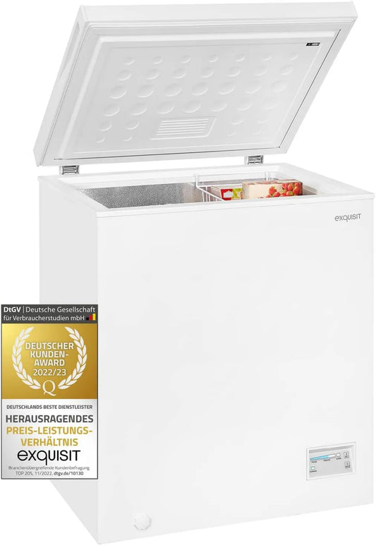 Congelador, 142L, 84,5x70,5x55 Cm, Mantiene Alimentos Sin Corriente 10 Horas, Enfriamiento Rápido, Manija Externa, Consumo 228 kWh/año, Medidas