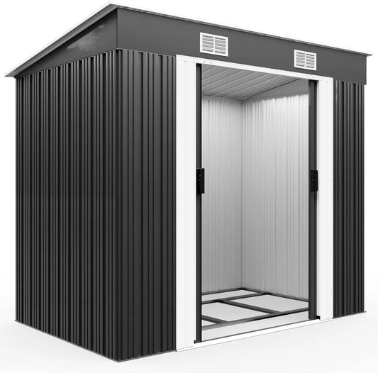 Cobertizo de jardín, 2 m², 200 x 125 x 185 cm, almacenamiento exterior protegido