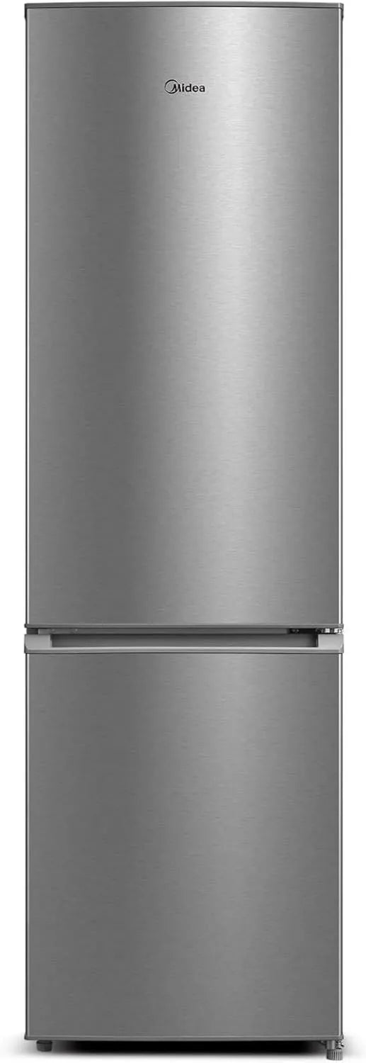 Midea frigorífico combi, tecnología No Frost, acero inoxidable, funcionamiento eficiente, 224 L, 86 L, 60 cm, 188 cm, 54 CM, Ancho x