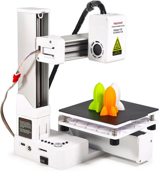 Impresora, 1.75 mm, 100 x 100 x 100 mm, 3D multiplexada por división de frecuencia, compatible con filamentos PLA y TPU, tamaño de impresión