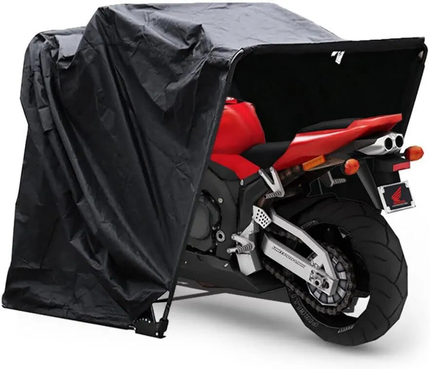Bicicleta, diseño plegable, estructura impermeable, Universal para Motocicletas, Garaje para Coches al Aire Libre