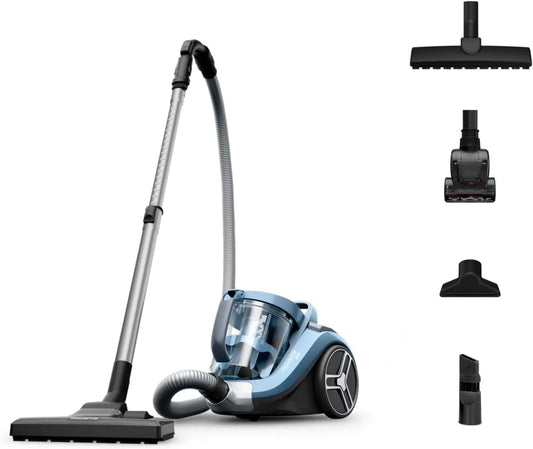 Rowenta RO4871 aspiradora, alimentación por cable, 2.5L, Compact Power XXL Sin Bolsa con Cable, Motor EffiTech, Depósito, Tecnología Ciclónica