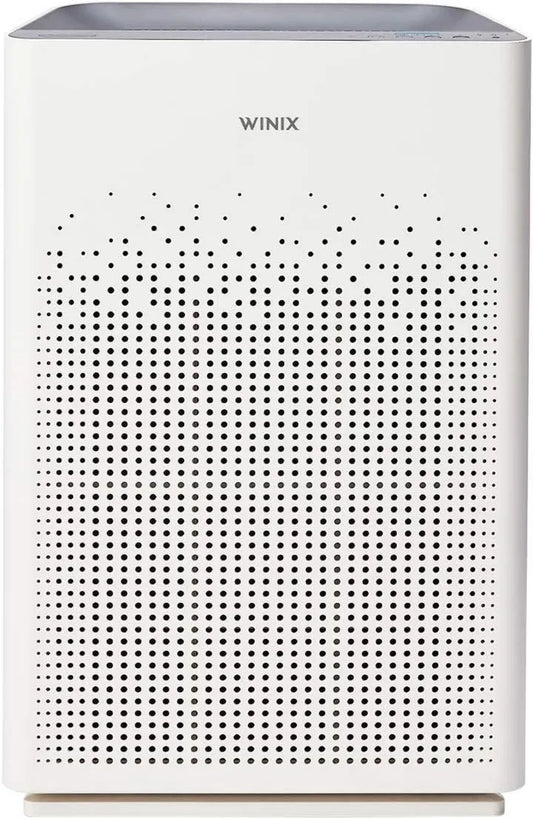 Purificador de aire PM2.5, 410m3/h, 100m2, Aire WINIX ZERO-S para Alergias, CADR, Filtra 99.999% de Polen, Polvo y Humo, Monitor de Calidad del Aire