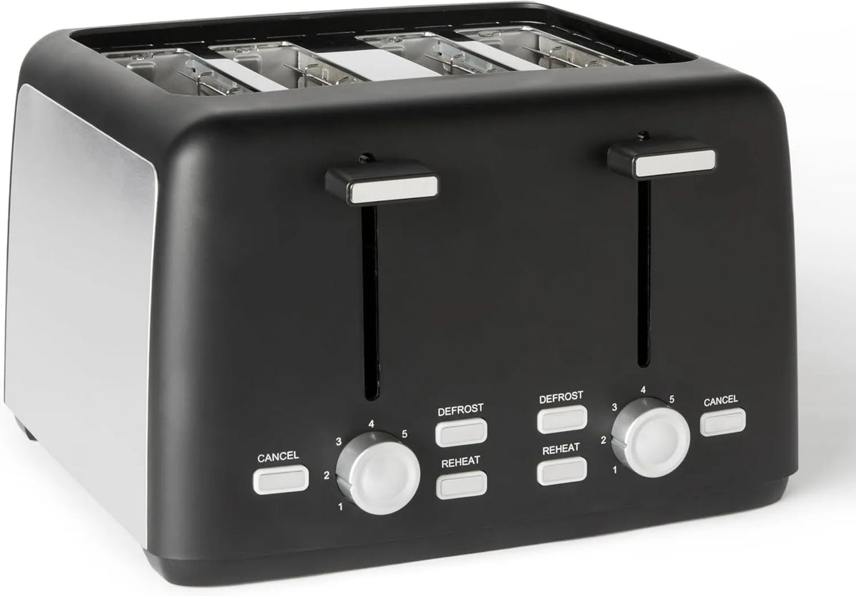 Tostadora, 1500W, 7 Niveles, Ranuras Extra Anchas