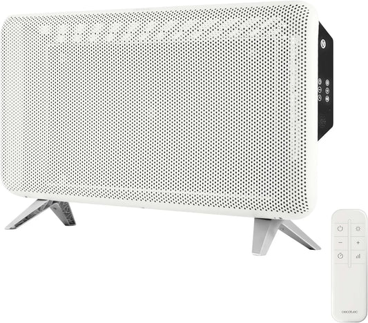Cecotec radiador, 1800W, control programable, funcionamiento eficiente, mando a distancia, Bajo Consumo, Seguridad Triple, Calor Rápido