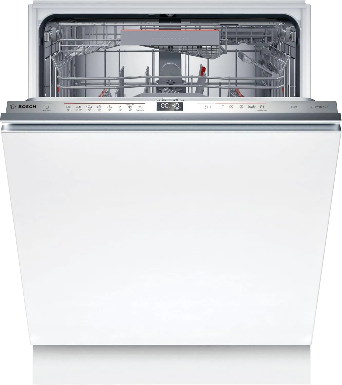 Bosch SMV6EDX00E lavavajillas, 42 dB, 60 cm, instalación empotrada, totalmente integrable, Silence Plus, Home Connect
